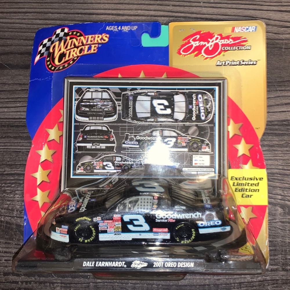 Winner's Circle Dale Earnhardt 1/43 2001 Oreo Design New Sam Bass NASCAR Diecast